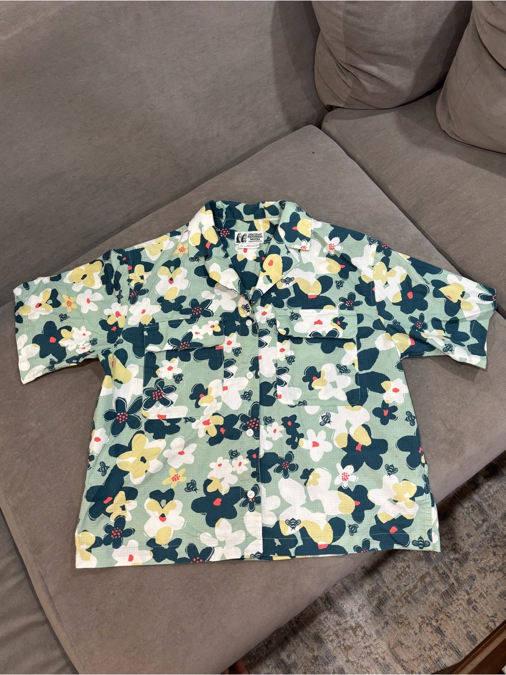 Marmot Muir Camp Collar Novelty Short Sleeve Shirt